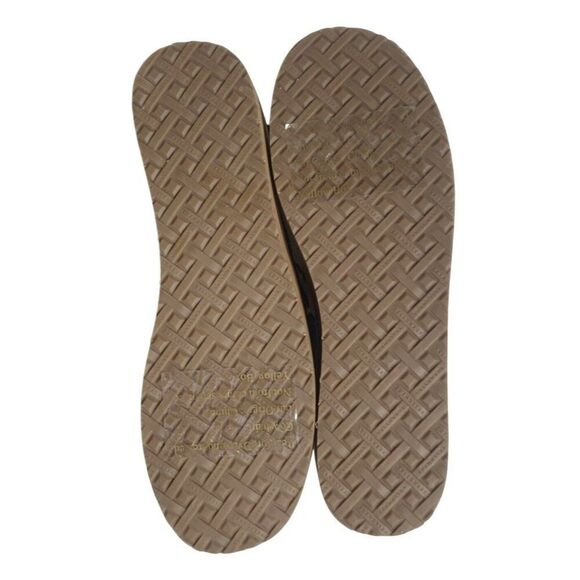 Yellow Box Alley Leopard Print Womens 10 Calf Hair Platform Slide Sandals New - Picture 5 of 5